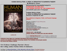 Tablet Screenshot of humandevolution.com